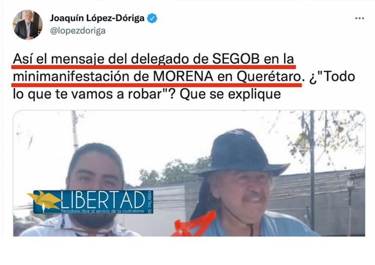 “¿Cuánta lana le dieron o de cuál fumó?” Pregunta a López Dóriga tras publicación falsa