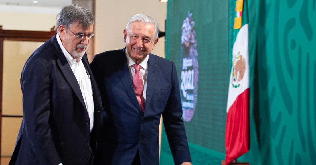 Julio Scherer Ibarra y el Presidente de México, Andrés Manuel López Obrador.
