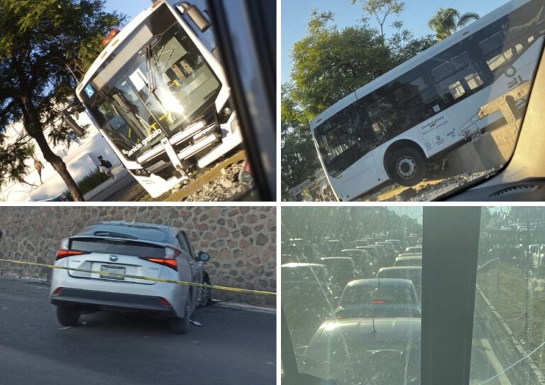 Accidentes de tránsito en Querétaro. 28 de septiembre de 2023.