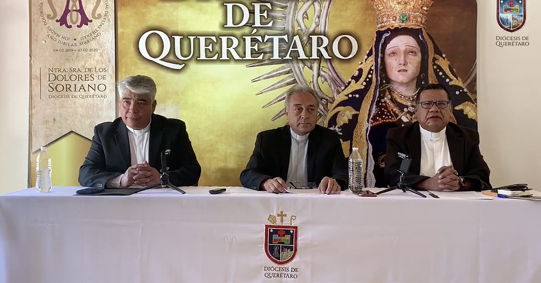 Anuncia la Diócesis de Querétaro, caminata por la paz.