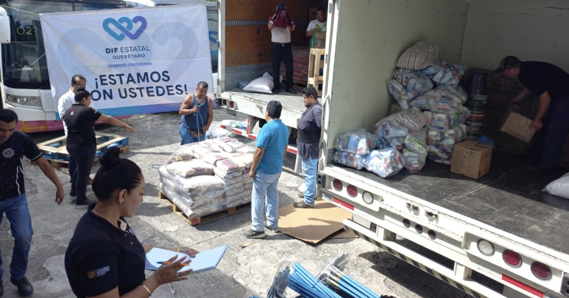 Anuncian que en Guerrero recibieron 9 toneladas de apoyos procedentes de Querétaro