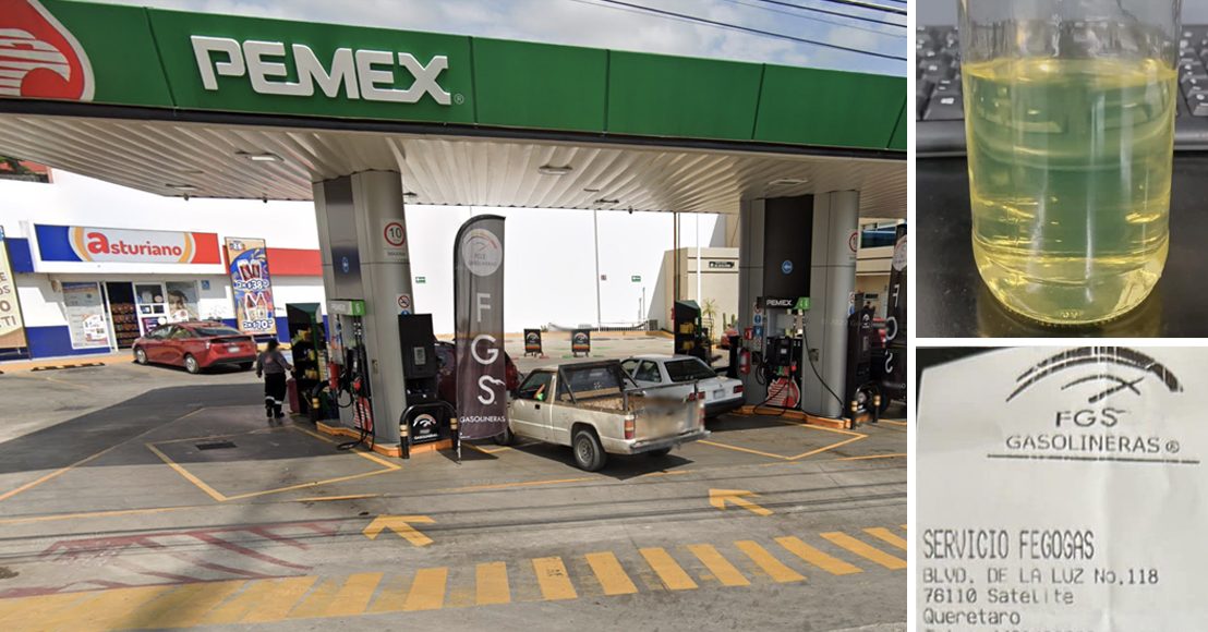Denuncian venta de gasolina contaminada en Querétaro.