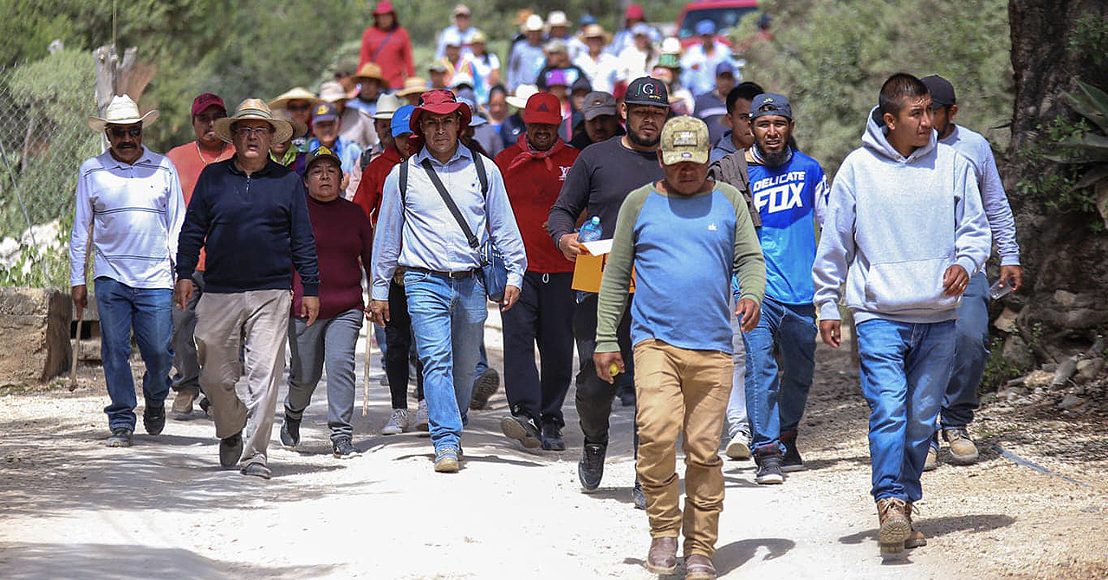 Marchan desde Maconí, Cadereyta de Montes, para hacerle 4 demandas al gobernador