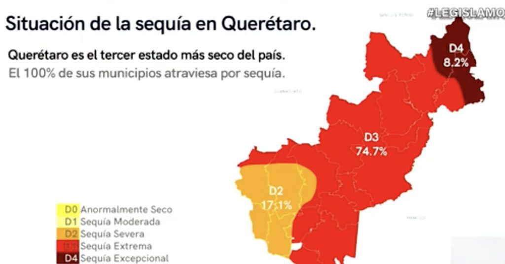 Querétaro es el estado más seco de todo el país, secretario de Desarrollo Agropecuario
