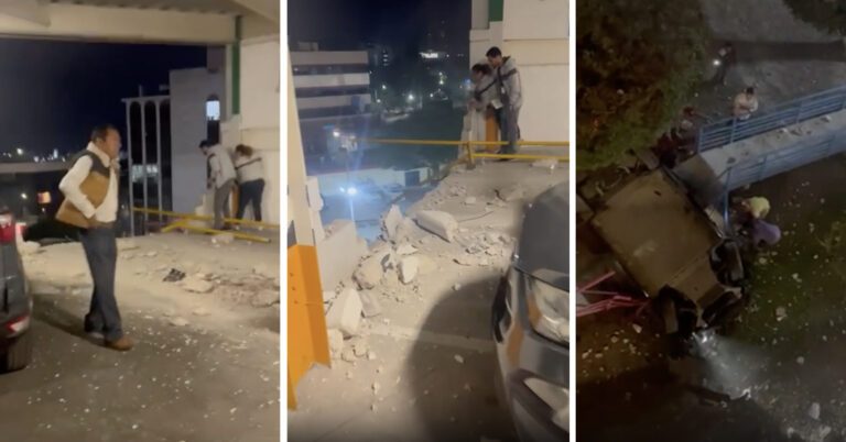 Ay Dios mío, vehículo cae de altura de 20 metros en Querétaro