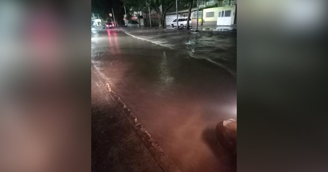 Lluvias encharcamientos en Carrillo Puerto.