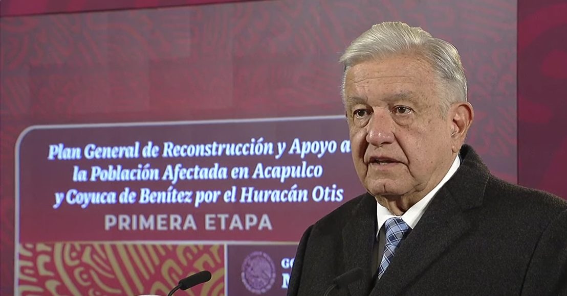 Presentan programa de reconstrucción y apoyo tras huracán Otis