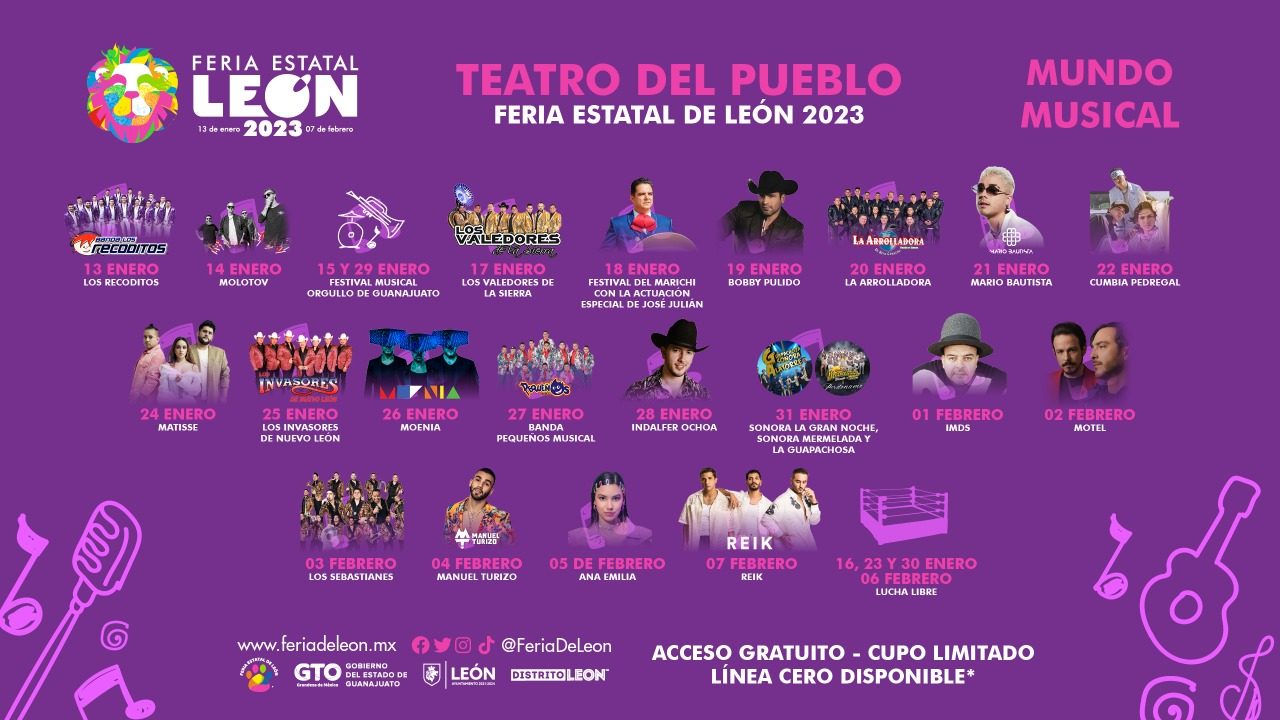 Cartel de Feria de León 2023.