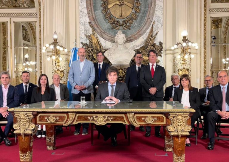 Javier Milei, presidente de Argentina.