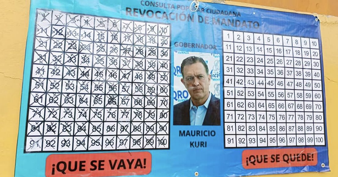 Revocación de mandato Mauricio Kuri González