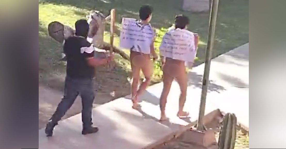 Por vender vapeadores exhiben desnudos a jóvenes en el centro de Guasave, Sinaloa