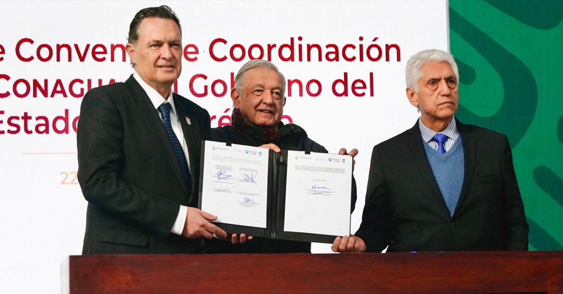 Anuncian Sistema Batán para dotar 1,500 litros por segundo de agua a Querétaro