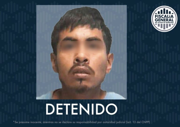 Detenido por hechos en el Centro Histórico de Querétaro.