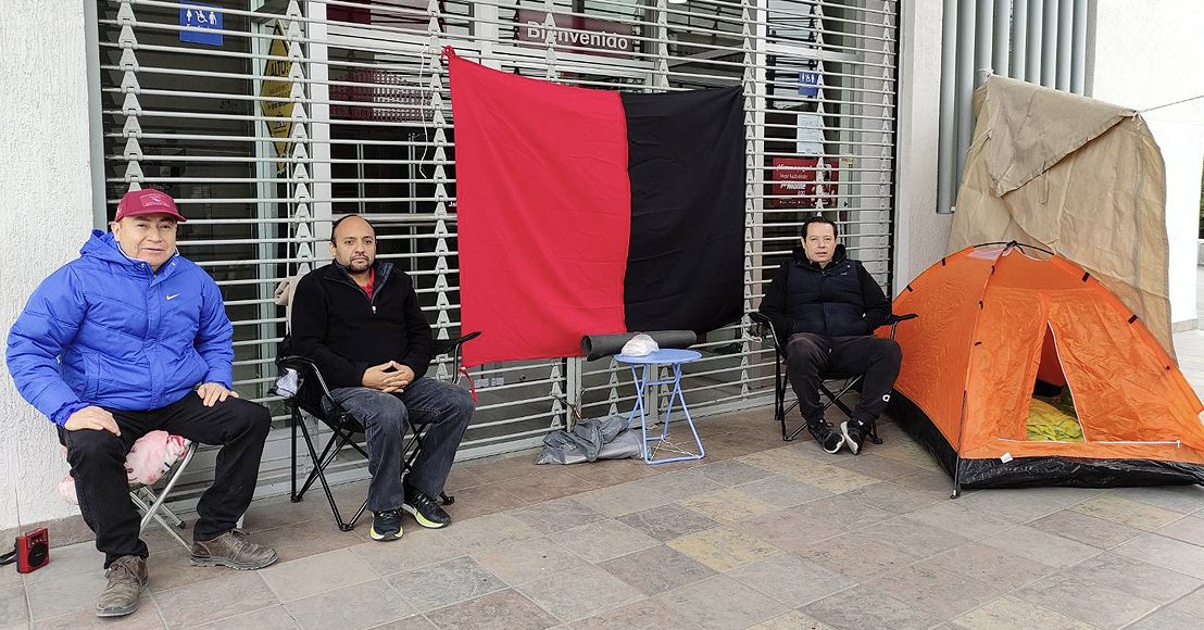 2,305 trabajadores paran labores, estalla huelga en el Nacional Monte Piedad en México.