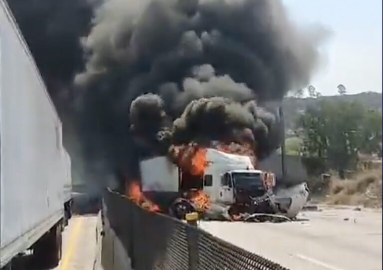 Accidente en la autopista México Querétaro