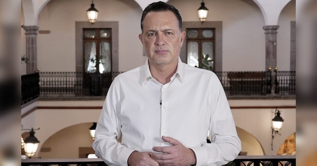 Anuncio del gobernador de Querétaro, Mauricio Kuri González.