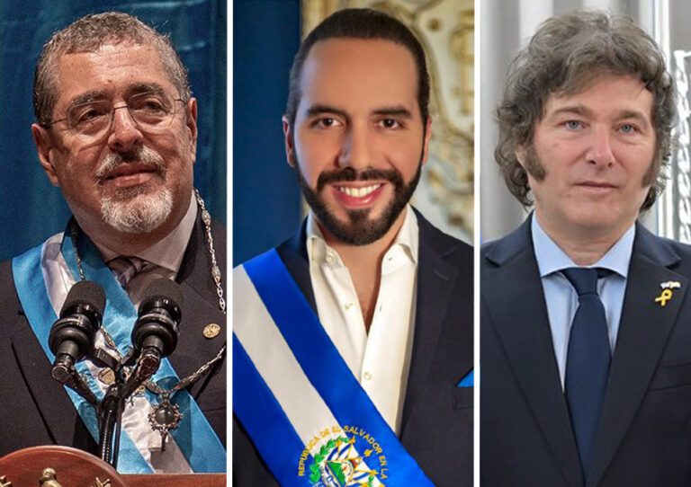 Presidentes en el continente americano