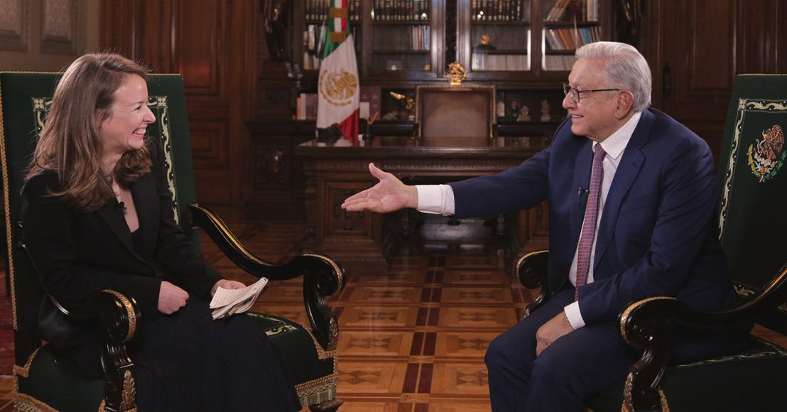 Censuran única entrevista, en el último tramo de su sexenio, concedida por el presidente Andrés Manuel López Obrador.
