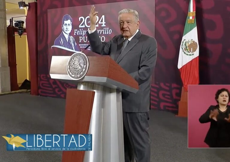 Presidente de México, Andrés Manuel López Obrador (AMLO).