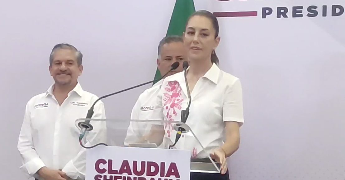 Sheinbaum ofrece en Querétaro apoyos mensuales a mujeres de 60 a 64 años de edad