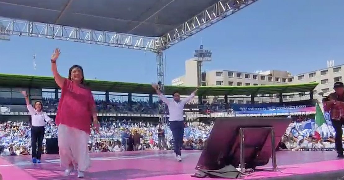 Xóchitl Gálvez Ruiz, candidata presidencial en Querétaro.