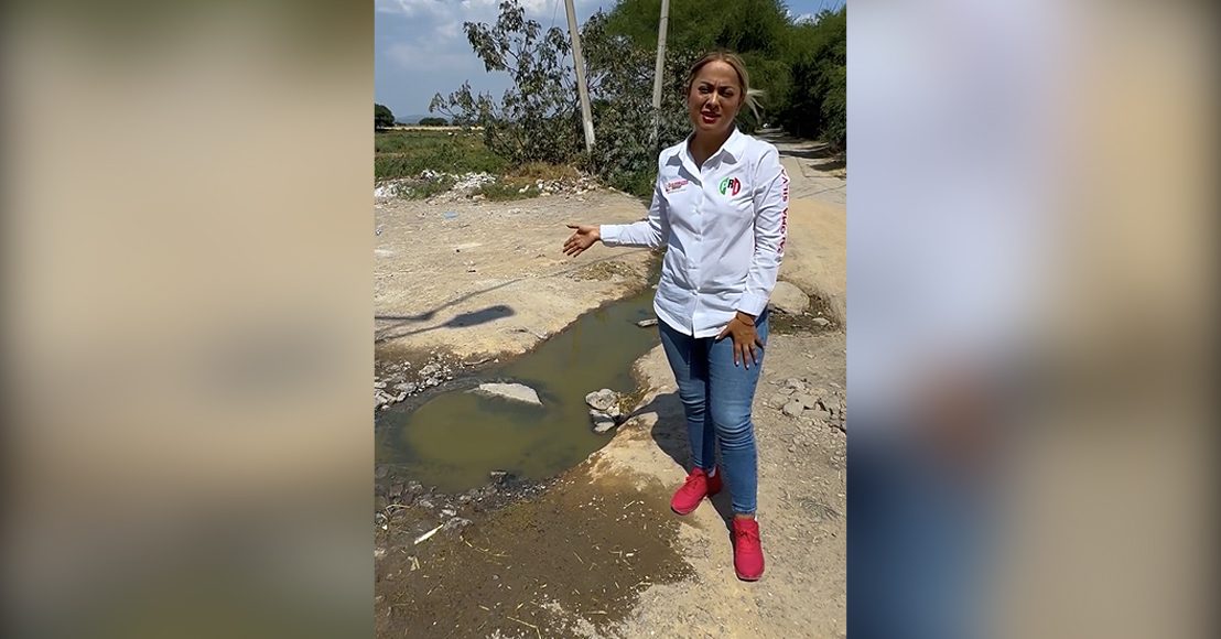 Querétaro Candidata del PRI critica a gobiernos pasados por fallas en el drenaje