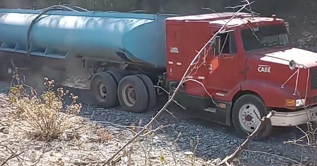 Pipas de agua en Tolimán, Querétaro