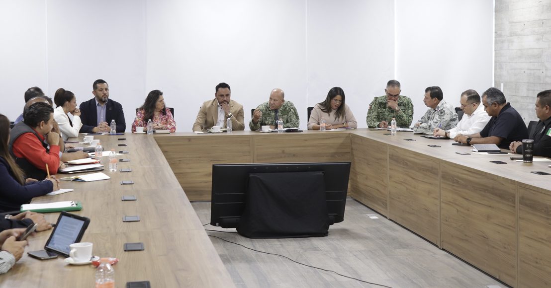 Realizan mesa de seguridad para abordar mecanismos de protección de candidaturas en Querétaro