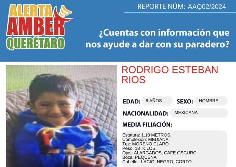 Alerta Amber Querétaro