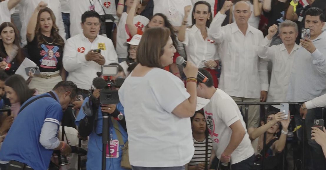 Exgobernadores priistas en acto de Xóchitl Gálvez Ruiz.