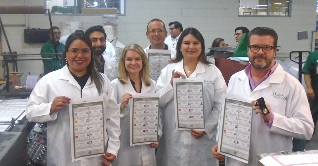 Imprimen boletas para elección en Querétaro