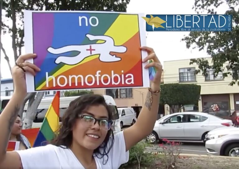 Mensaje de amor no de odio en la marcha gay de Querétaro