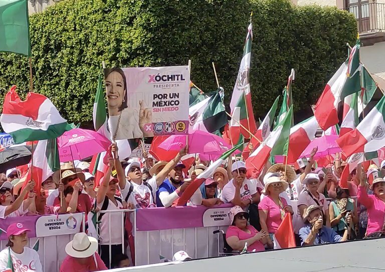 Xóchitl Gálvez marea rosa Querétaro