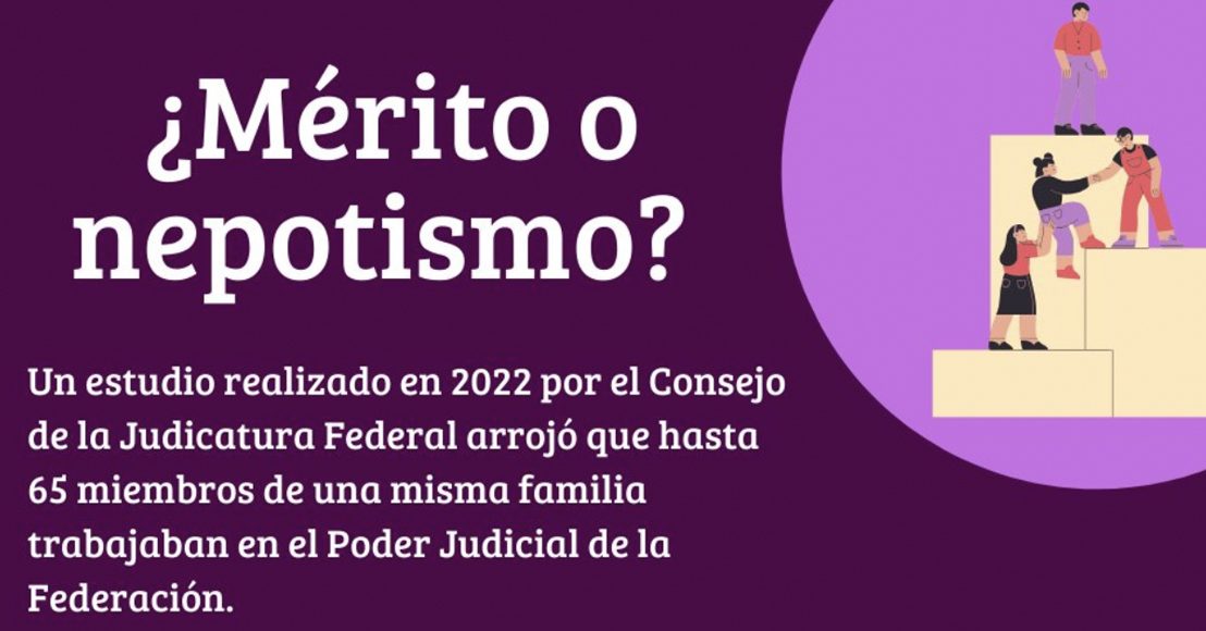 Mérito o nepotismo, ministra difunde que 65 integrantes de una familia laboran en el Poder Judicial
