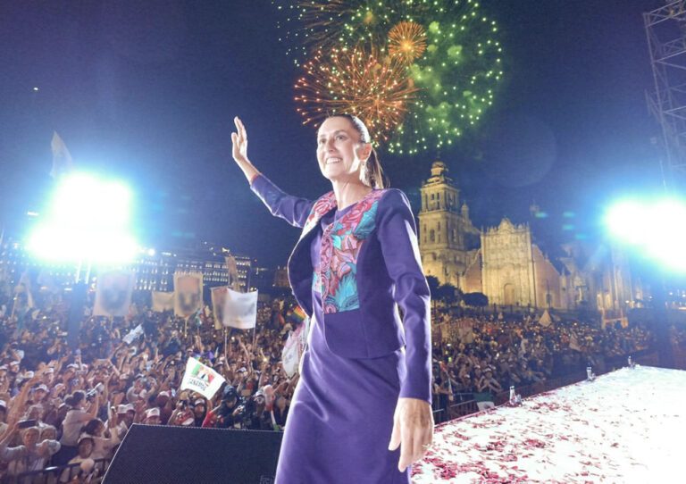 La primera presidenta de México, Claudia Sheinbaum Pardo.