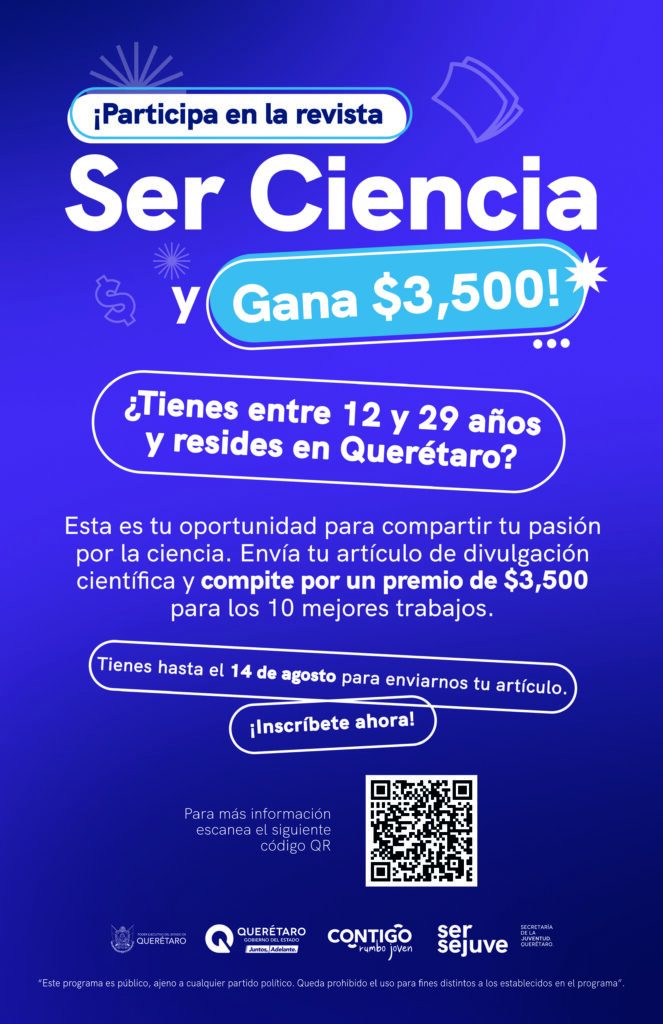 Convocatoria Ser Ciencia Sejuve