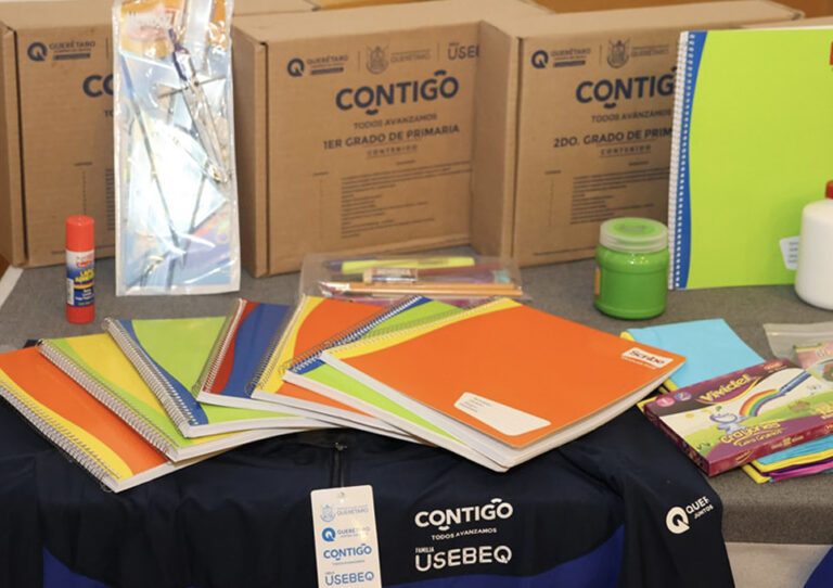 Anuncian entrega de útiles escolares y uniformes deportivos