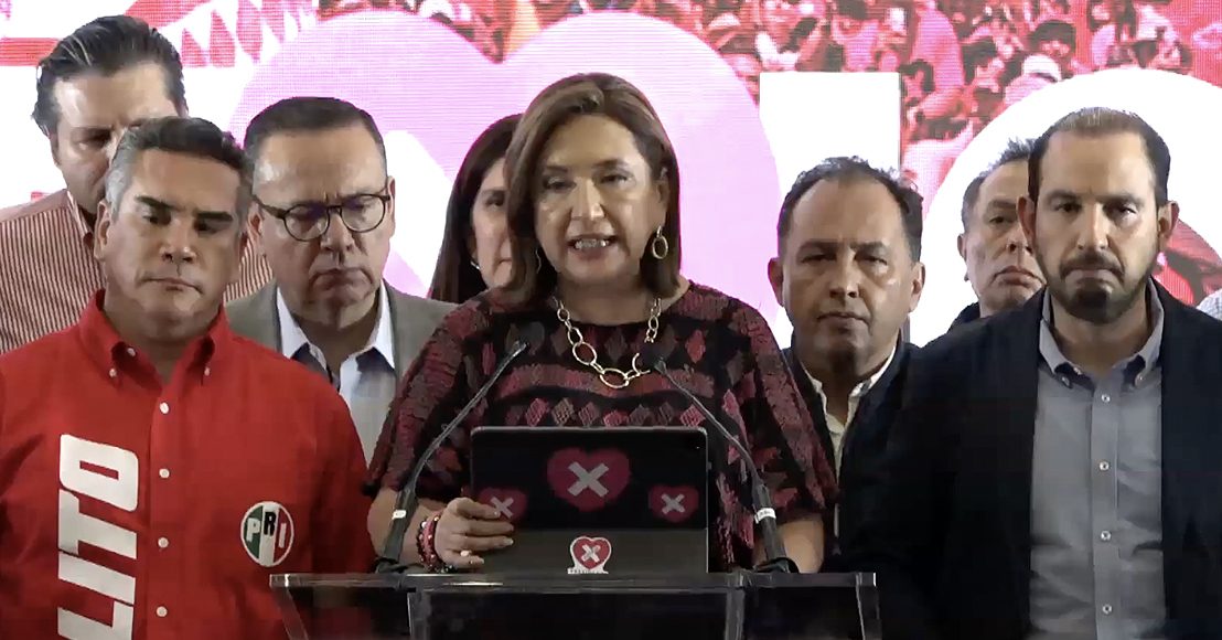 Yo me encontré con partidos que prácticamente ya no existían, Xóchitl Gálvez