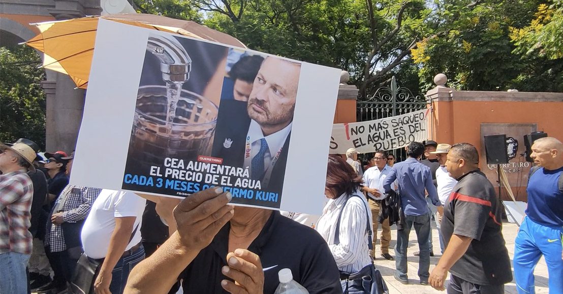 Alza de tarifas de agua en Querétaro