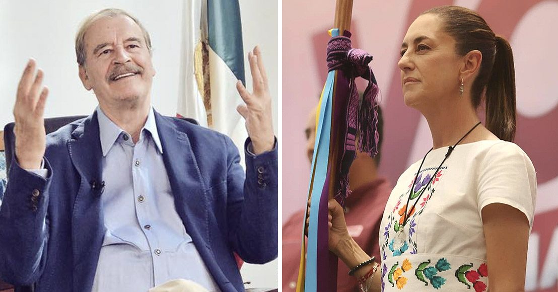 Fox pasa de descalificar a Sheinbaum, no tienes la honestidad, a ofrecerle su apoyo