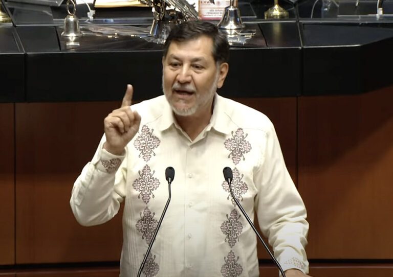 Gerardo Fernández Noroña, presidente del Senado de la República