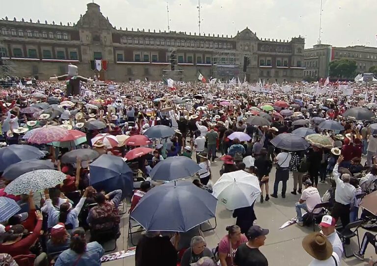 Sexto Informe de AMLO en el Zócalo de la Ciudad de México