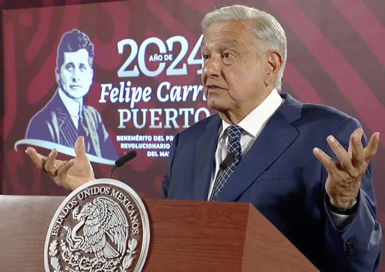 Andrés Manuel López Obrador, presidente de México.
