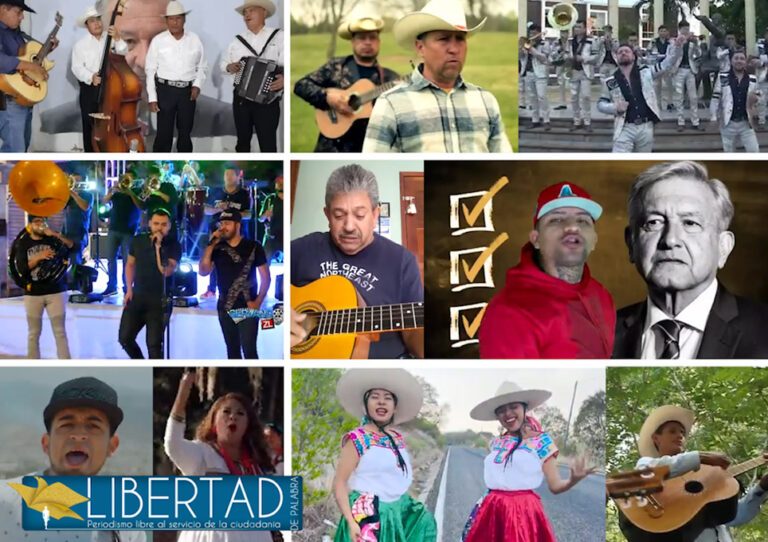 AMLO canciones Cuarta Transformación