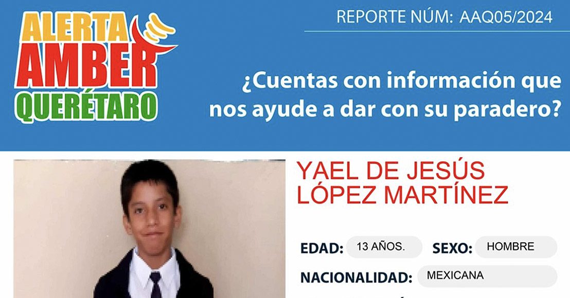 Yael López Corregidora desaparecido