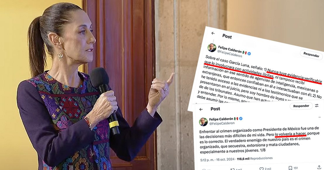 Claudia Sheinbaum Felipe Calderón García Luna