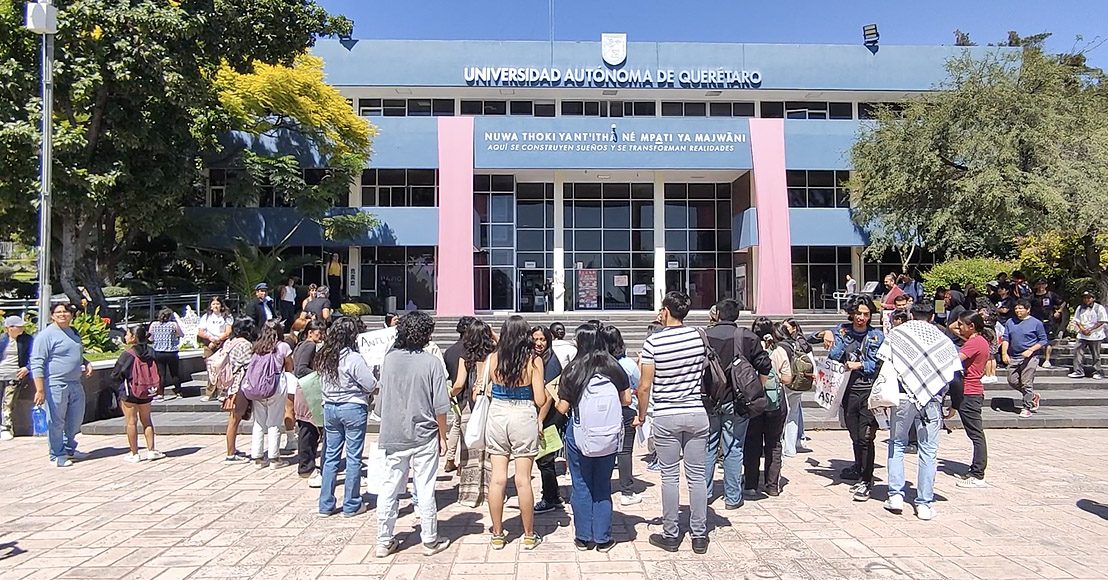 UAQ estudiantes protesta Policía