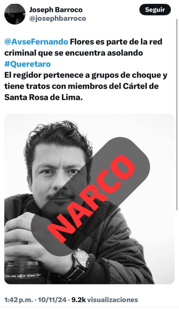 Regidor de Querétaro Twitter acusaciones