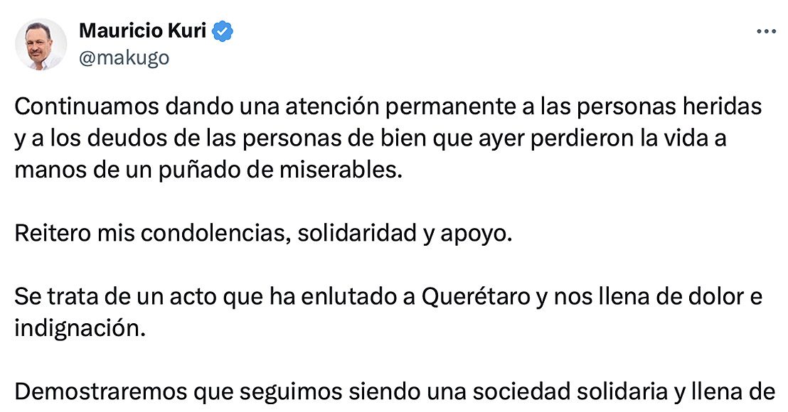 Mauricio Kuri gobernador Twitter