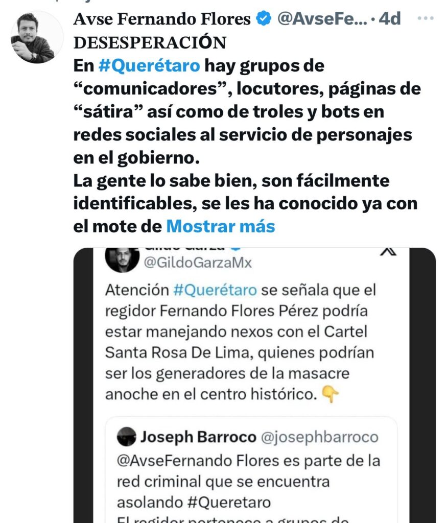 Regidor comunicadores Twitter Querétaro